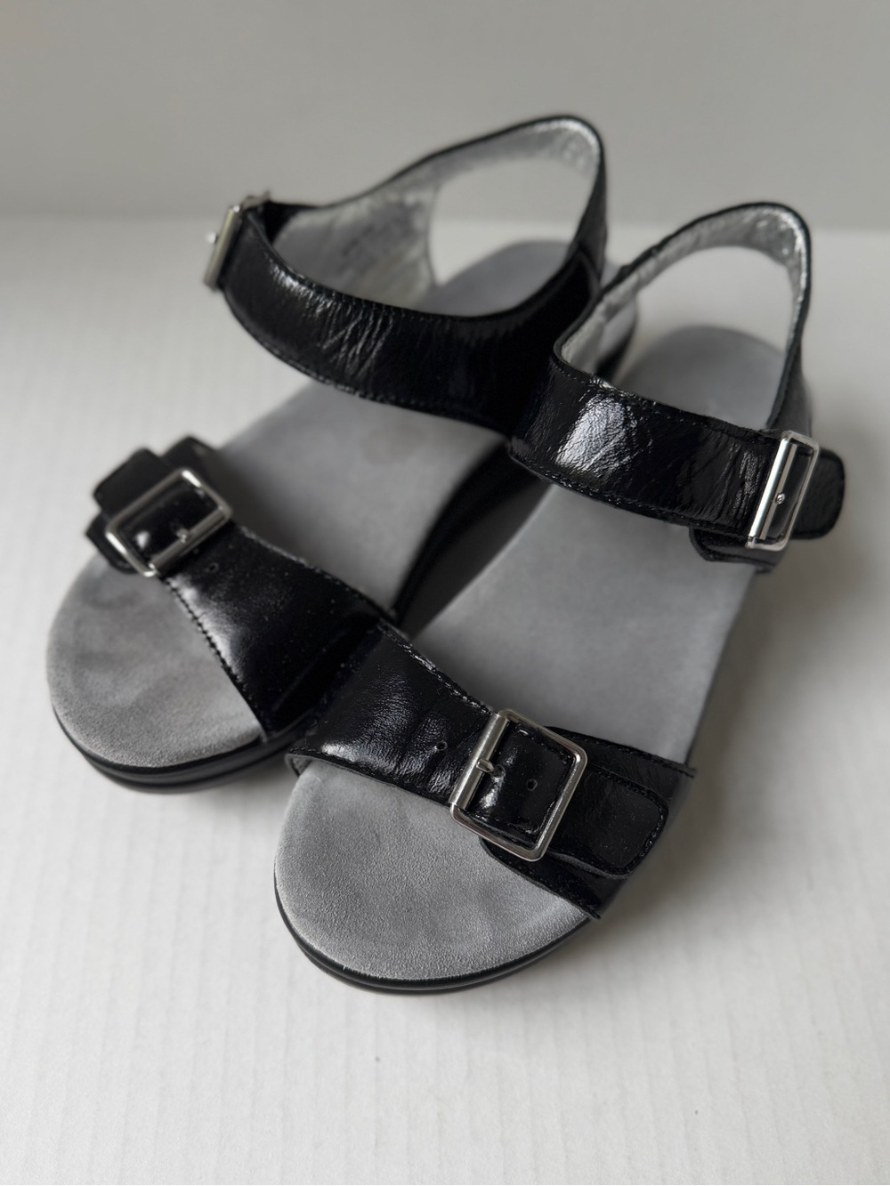 Alegria Morgyn Black Platform Sandals 37 (7) - Picture 4 of 5